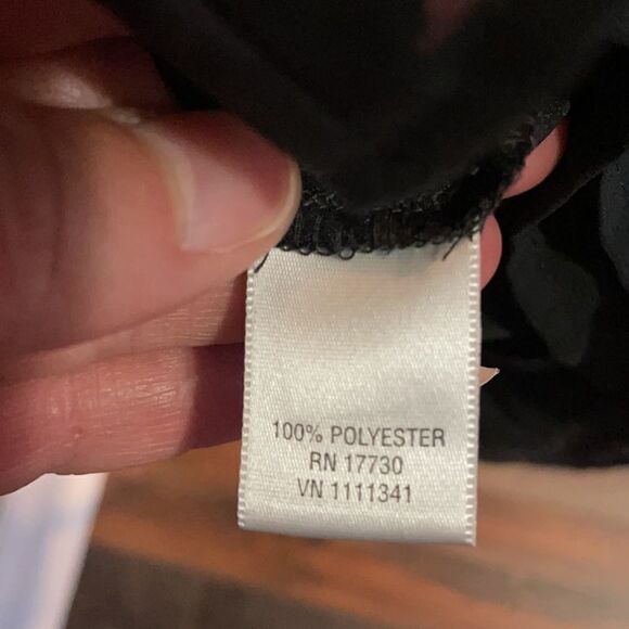 ✨Converse One Star Black Ruffle Chiffon dress - Picture 7 of 8